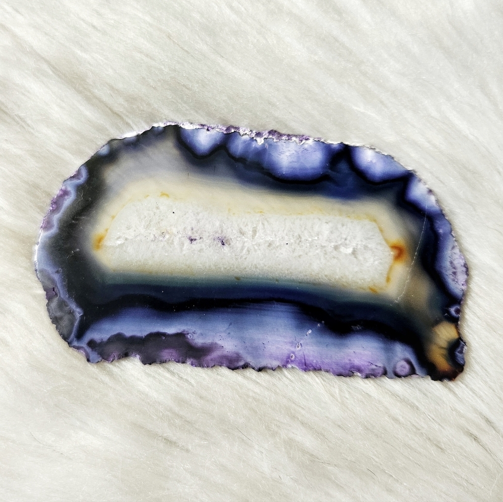 Druzy Agate Slice - Picture 2 of 3
